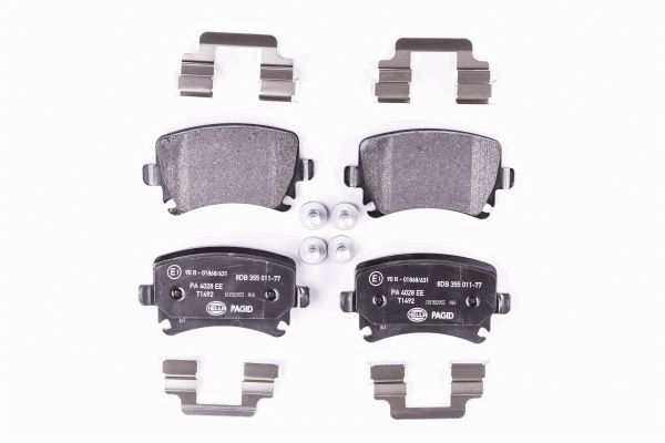 Kit pastiglie freno, Freno a disco - 8DB 355 011-771 HELLA