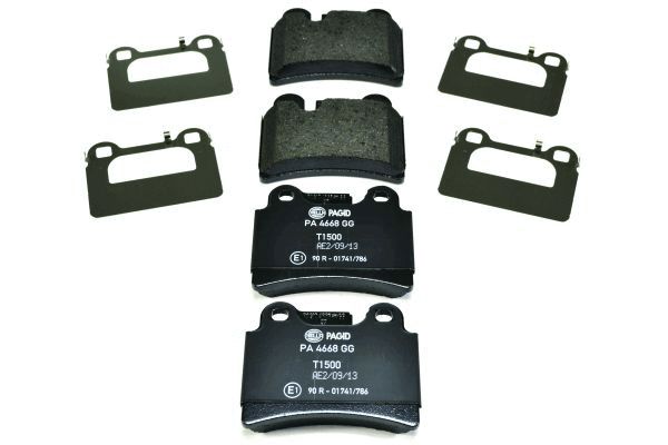 Brake Pad Set, disc brake - 8DB 355 011-861 HELLA