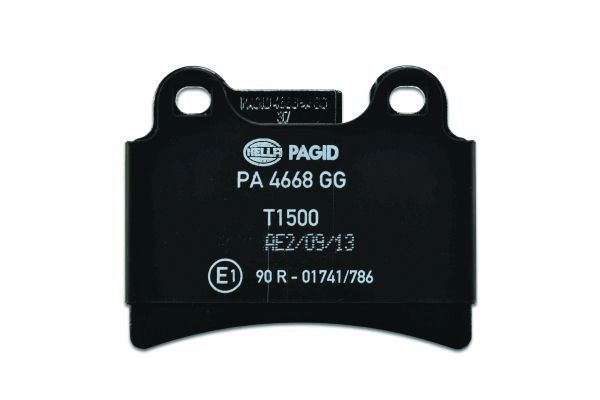 Brake Pad Set, disc brake - 8DB 355 011-861 HELLA