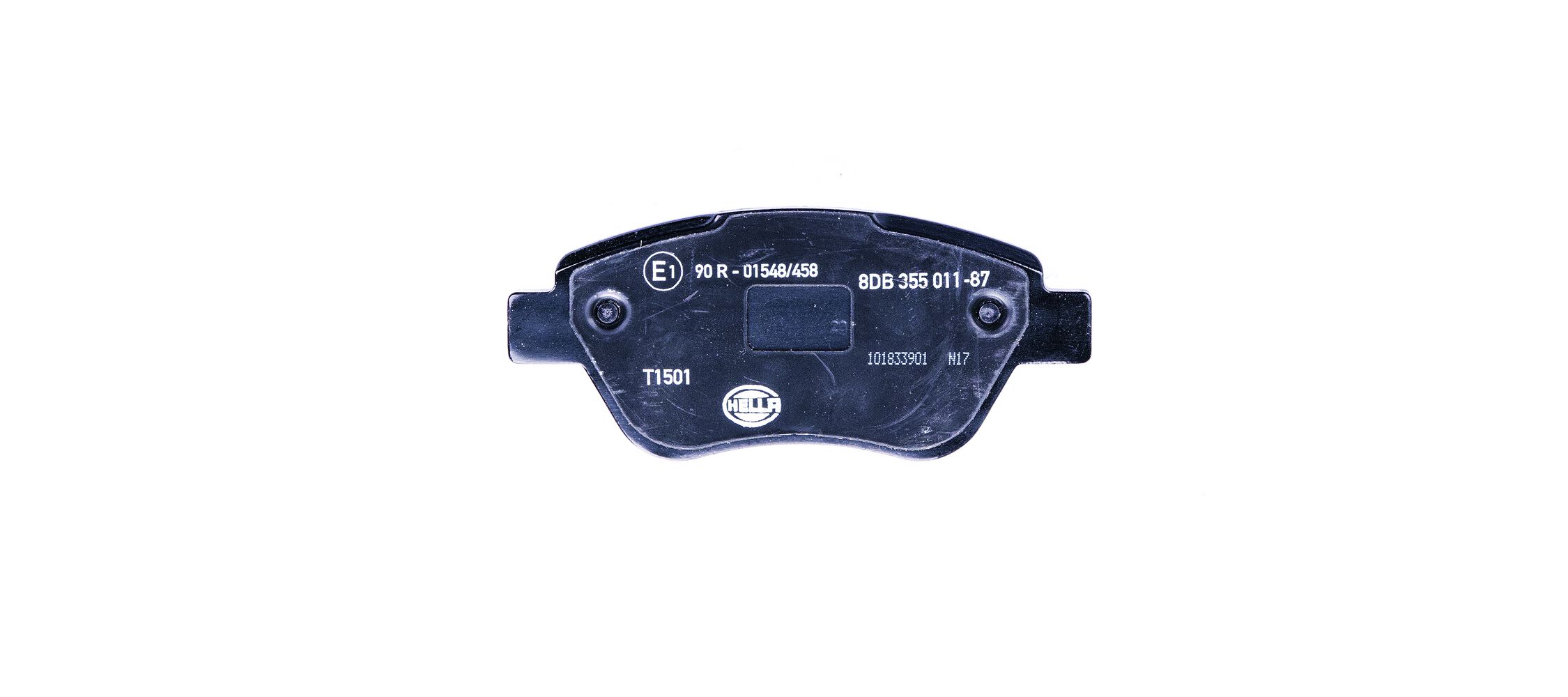 Brake Pad Set, disc brake - 8DB 355 011-871 HELLA