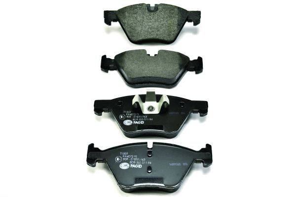 Brake Pad Set, disc brake - 8DB 355 011-941 HELLA