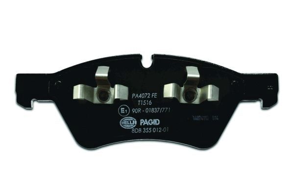Brake Pad Set, disc brake - 8DB 355 012-011 HELLA