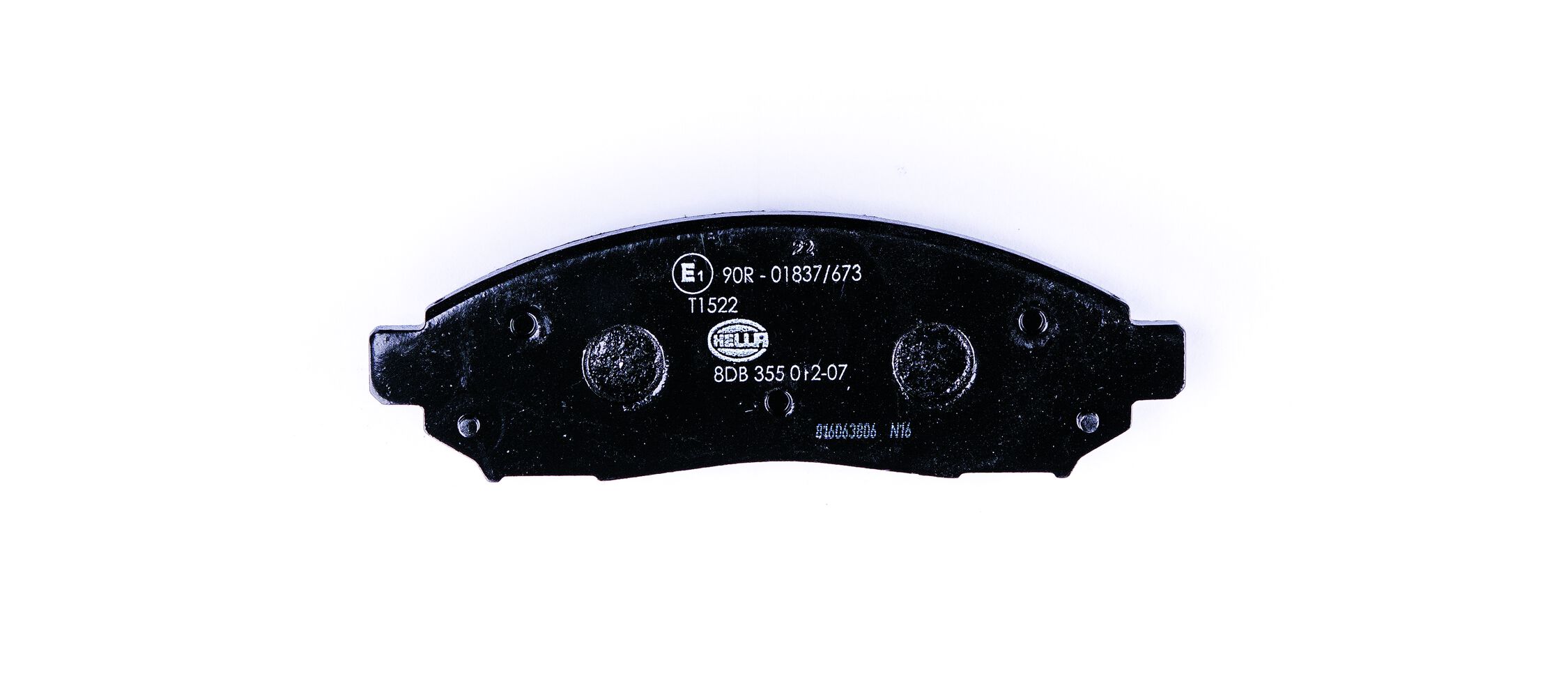 Brake Pad Set, disc brake - 8DB 355 012-071 HELLA