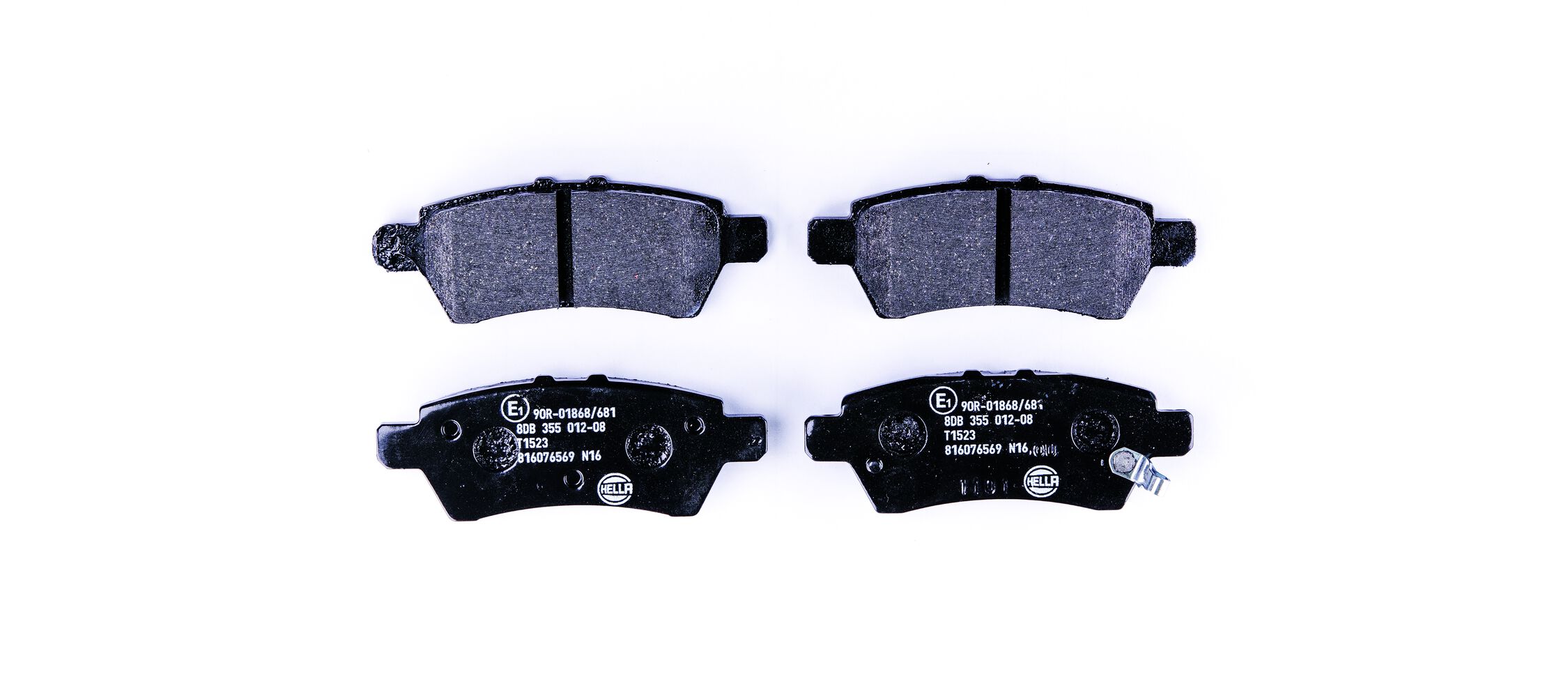 Kit pastiglie freno, Freno a disco - 8DB 355 012-081 HELLA