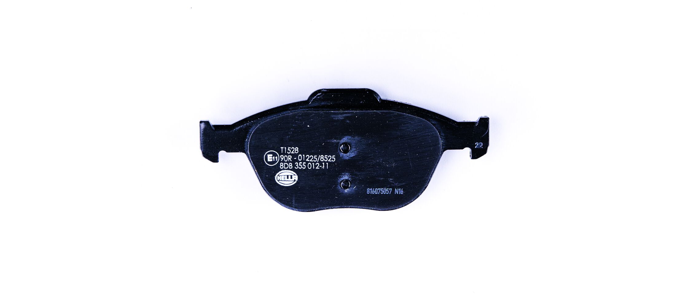Brake Pad Set, disc brake - 8DB 355 012-111 HELLA
