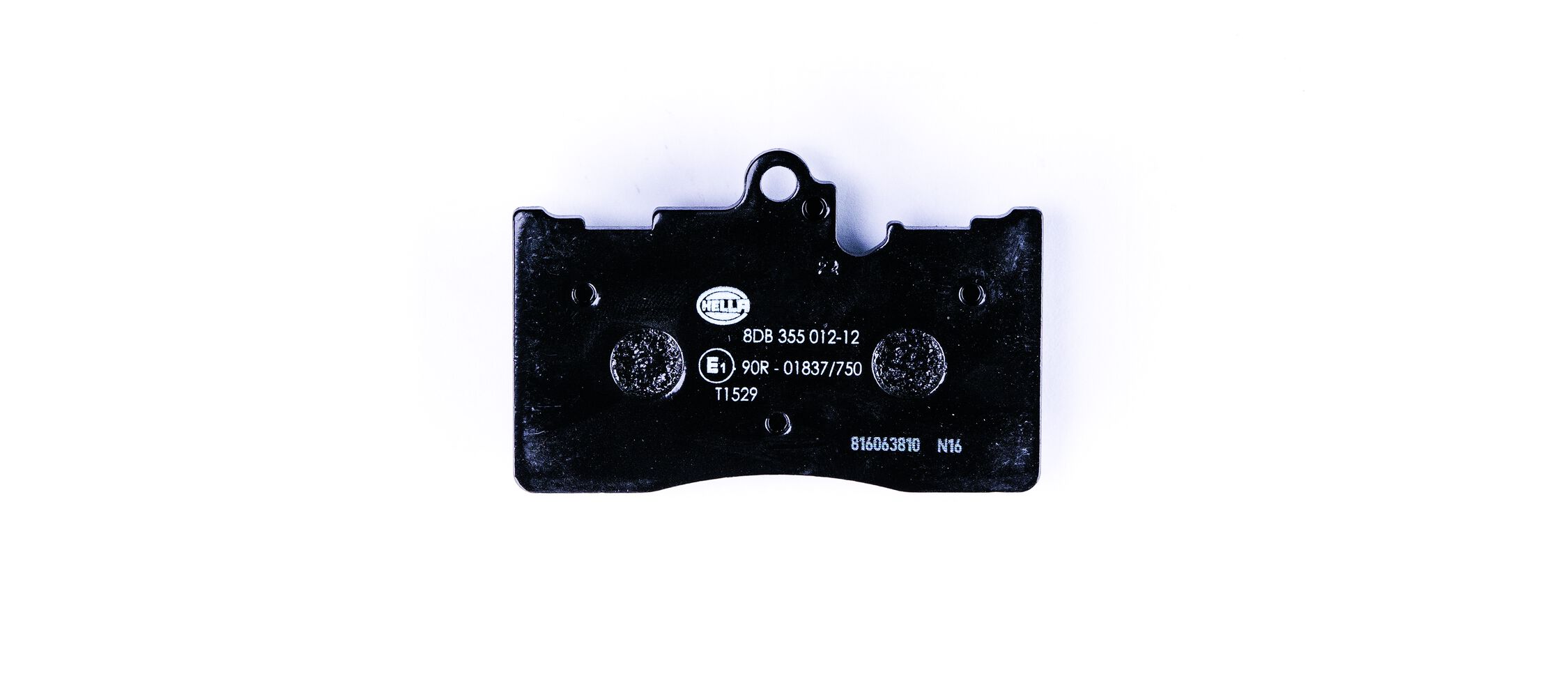 Brake Pad Set, disc brake - 8DB 355 012-121 HELLA