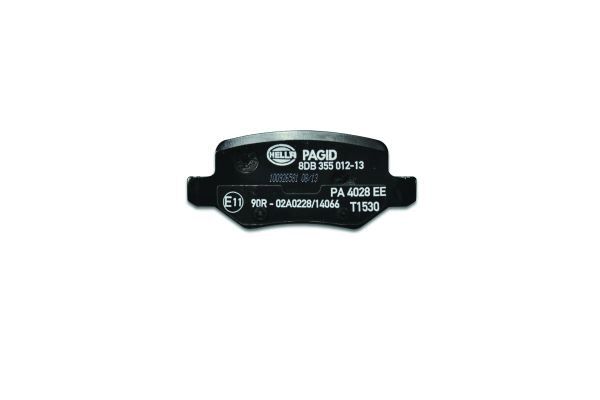 Brake Pad Set, disc brake - 8DB 355 012-131 HELLA