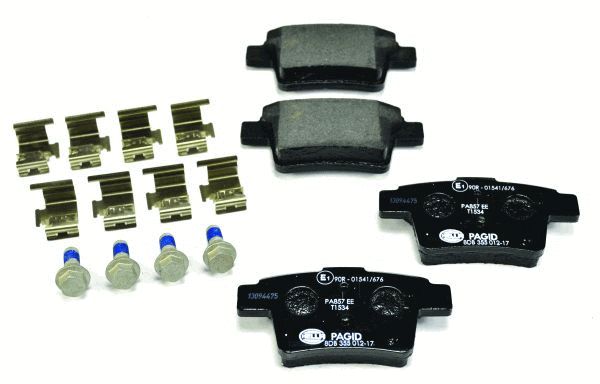 Brake Pad Set, disc brake - 8DB 355 012-171 HELLA