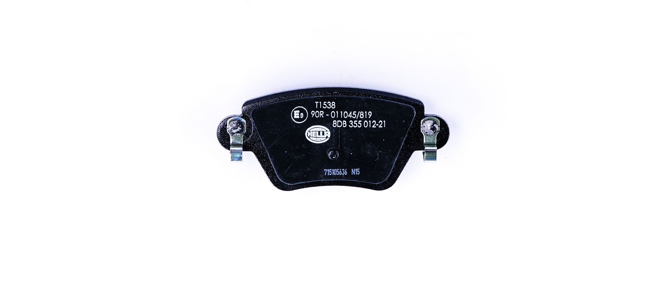 Brake Pad Set, disc brake - 8DB 355 012-211 HELLA