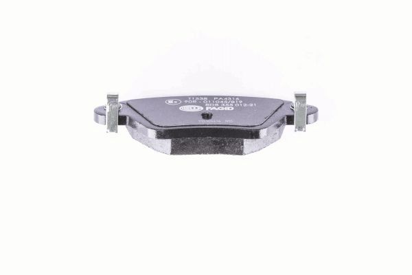 Brake Pad Set, disc brake - 8DB 355 012-211 HELLA