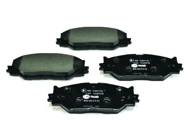 Brake Pad Set, disc brake - 8DB 355 012-241 HELLA