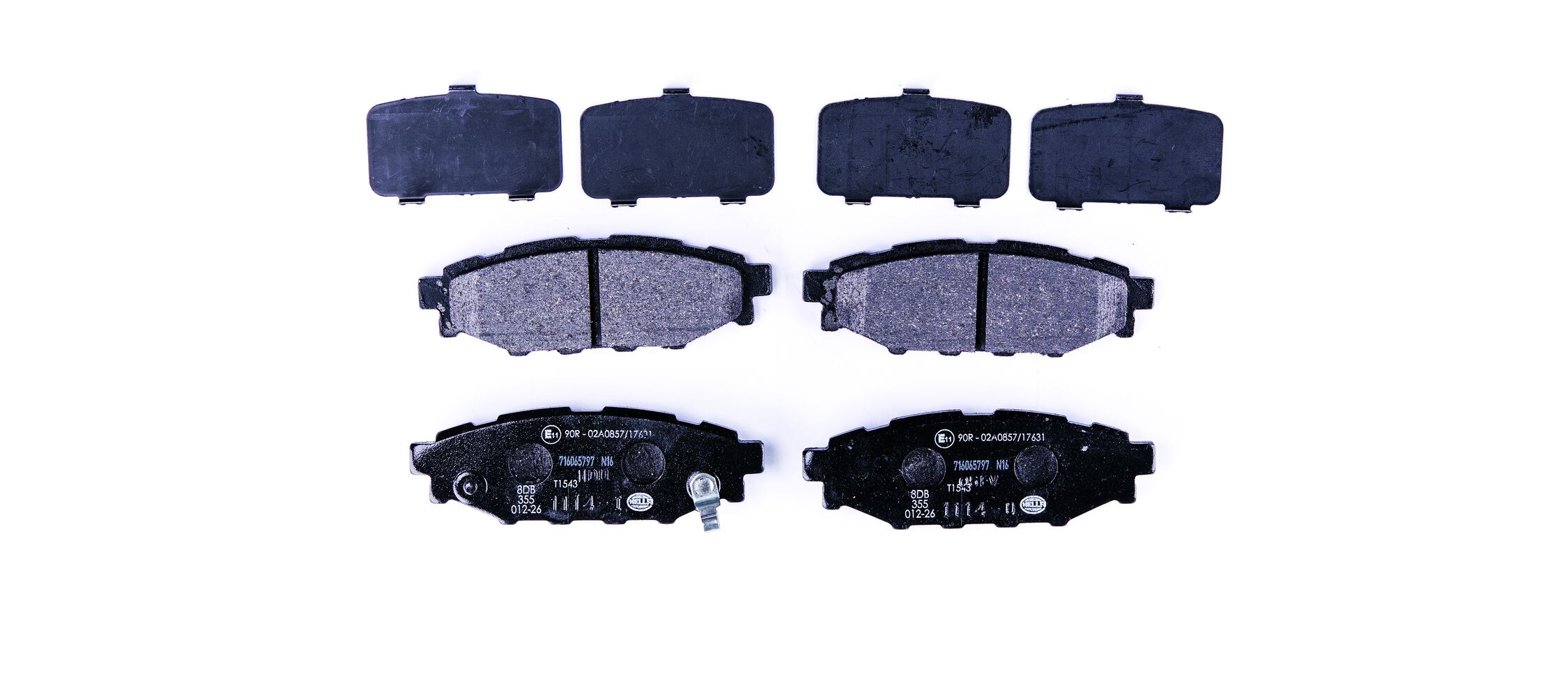 Kit pastiglie freno, Freno a disco - 8DB 355 012-261 HELLA