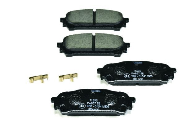 Brake Pad Set, disc brake - 8DB 355 012-311 HELLA