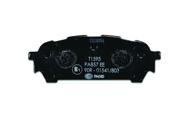 Brake Pad Set, disc brake - 8DB 355 012-311 HELLA