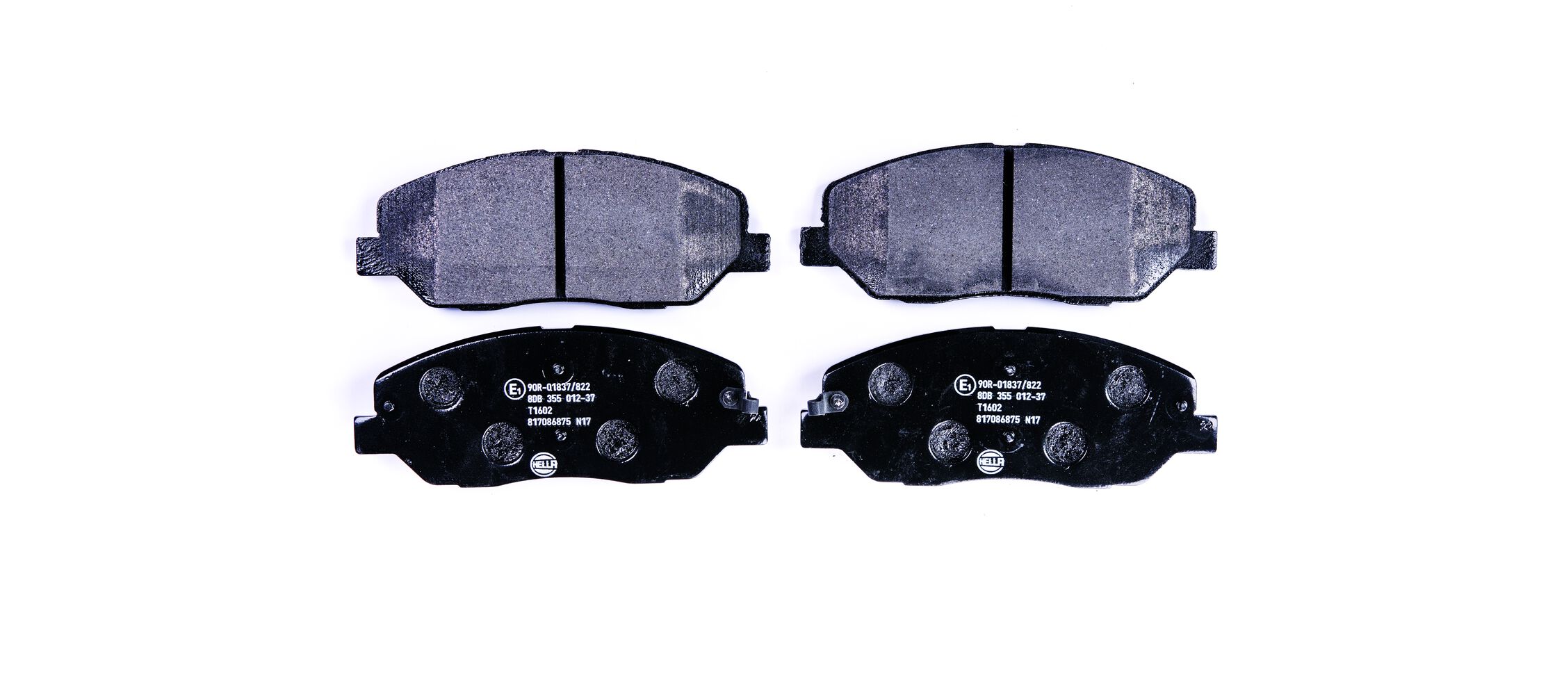 Kit pastiglie freno, Freno a disco - 8DB 355 012-371 HELLA