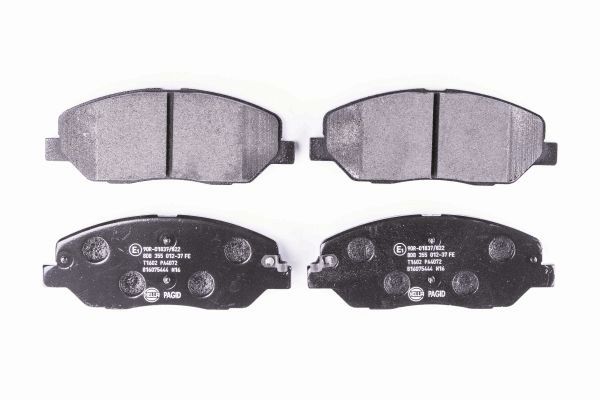Brake Pad Set, disc brake - 8DB 355 012-371 HELLA