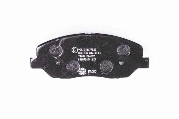 Brake Pad Set, disc brake - 8DB 355 012-371 HELLA