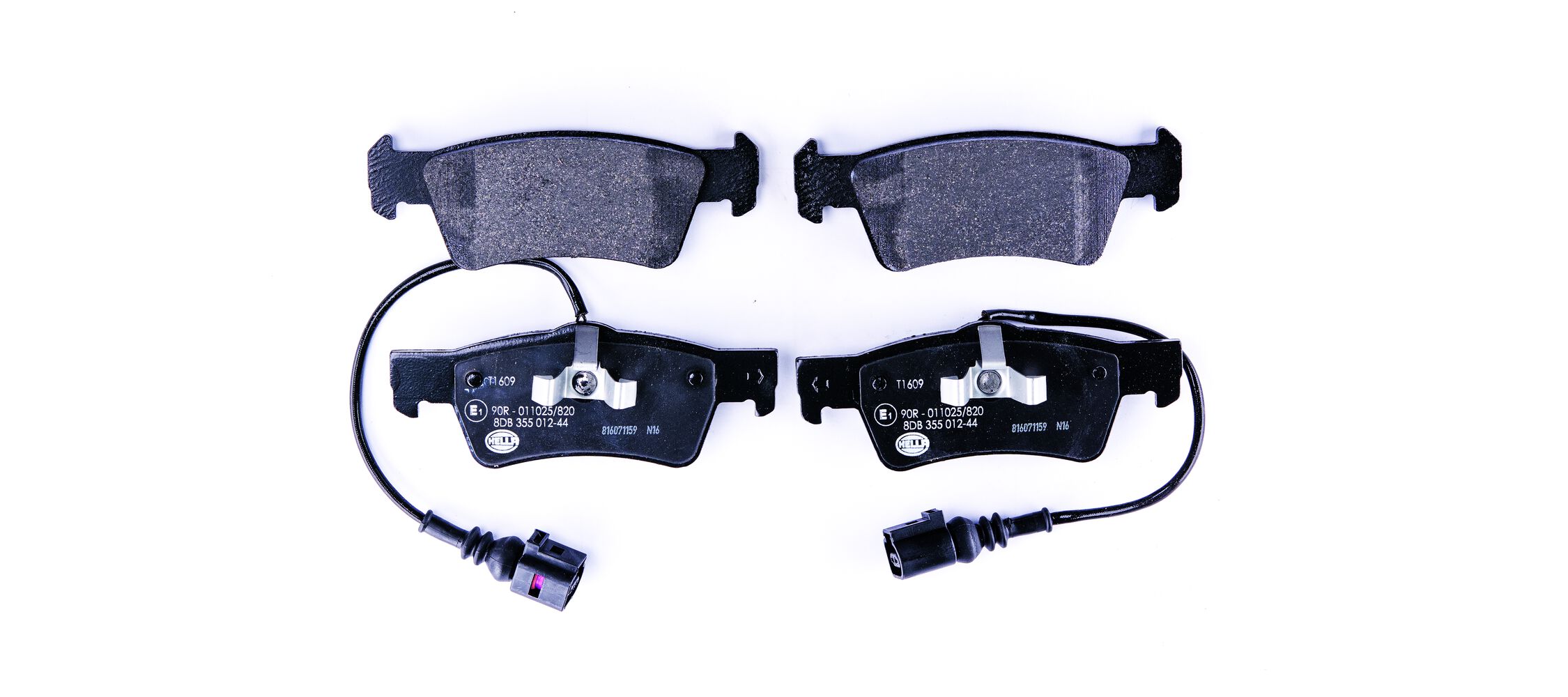 Brake Pad Set, disc brake - 8DB 355 012-441 HELLA
