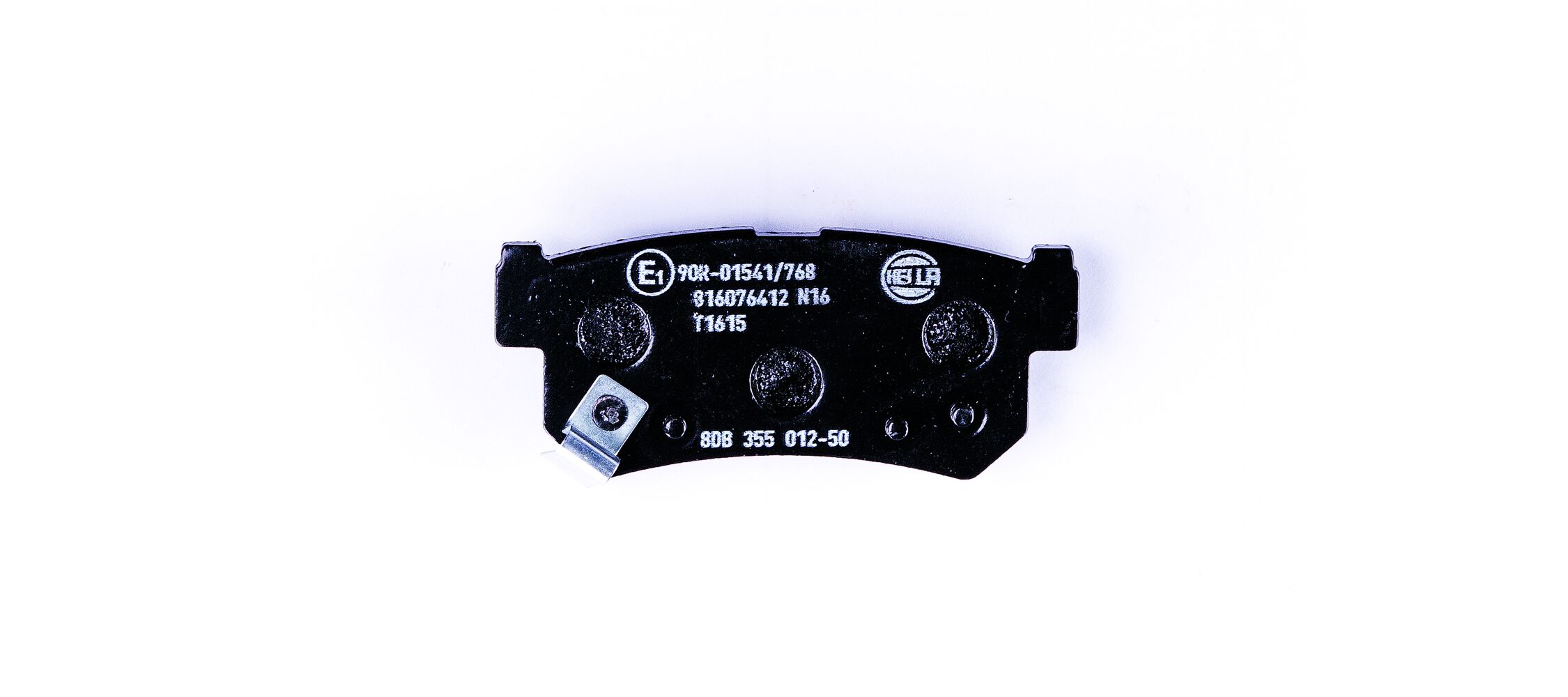 Brake Pad Set, disc brake - 8DB 355 012-501 HELLA