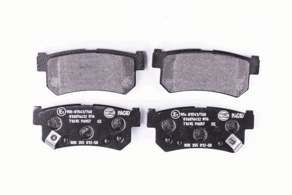 Brake Pad Set, disc brake - 8DB 355 012-501 HELLA