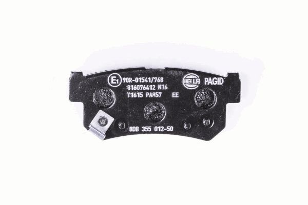 Brake Pad Set, disc brake - 8DB 355 012-501 HELLA