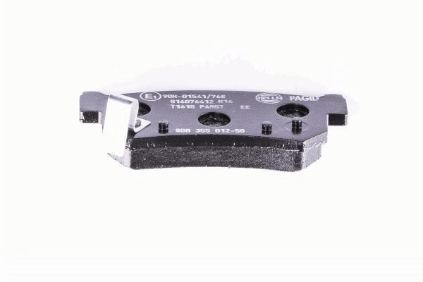 Brake Pad Set, disc brake - 8DB 355 012-501 HELLA
