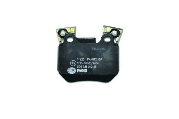 Brake Pad Set, disc brake - 8DB 355 012-551 HELLA