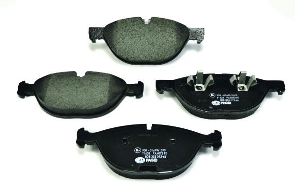 Brake Pad Set, disc brake - 8DB 355 012-661 HELLA