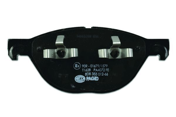 Brake Pad Set, disc brake - 8DB 355 012-661 HELLA