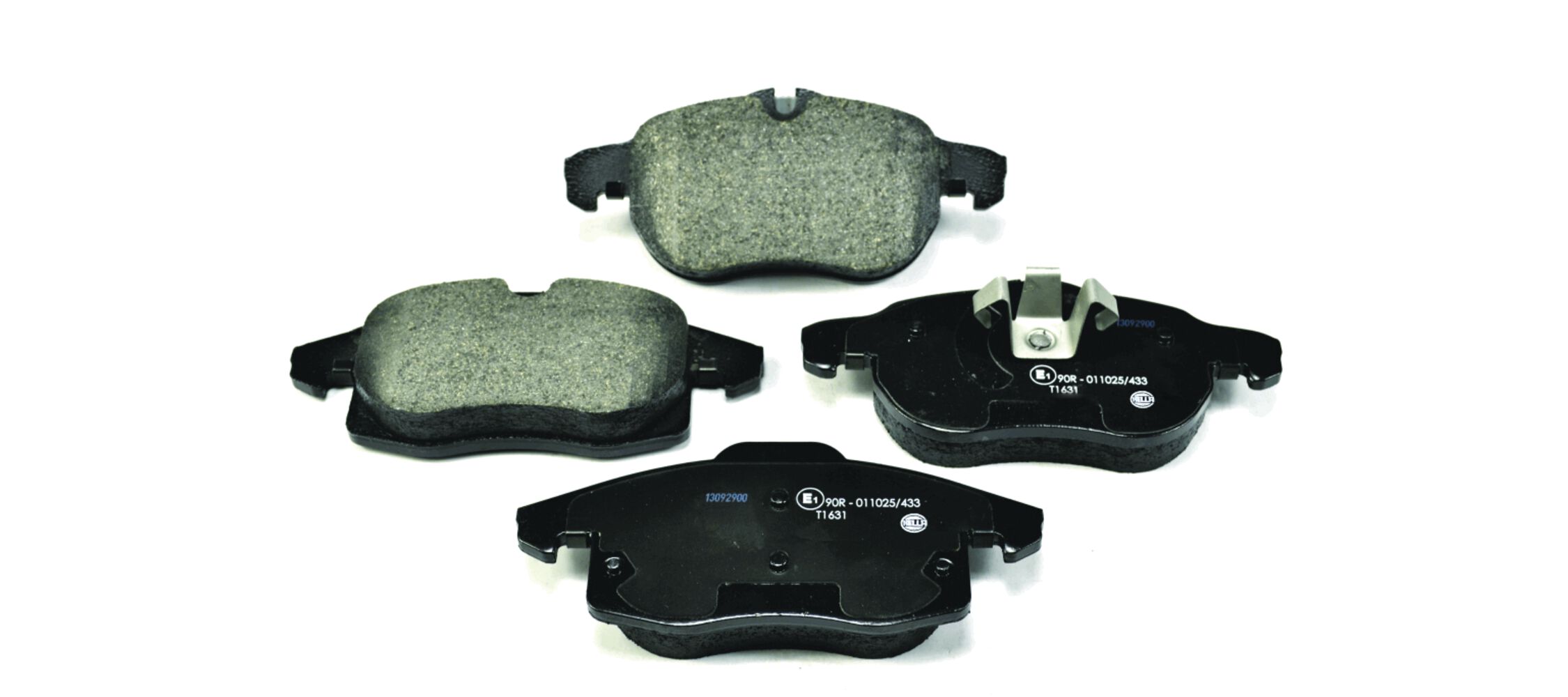 Brake Pad Set, disc brake - 8DB 355 012-681 HELLA