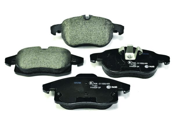 Brake Pad Set, disc brake - 8DB 355 012-681 HELLA