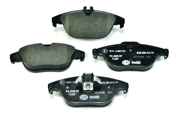 Brake Pad Set, disc brake - 8DB 355 012-741 HELLA