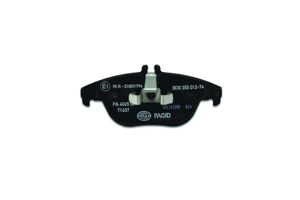 Brake Pad Set, disc brake - 8DB 355 012-741 HELLA