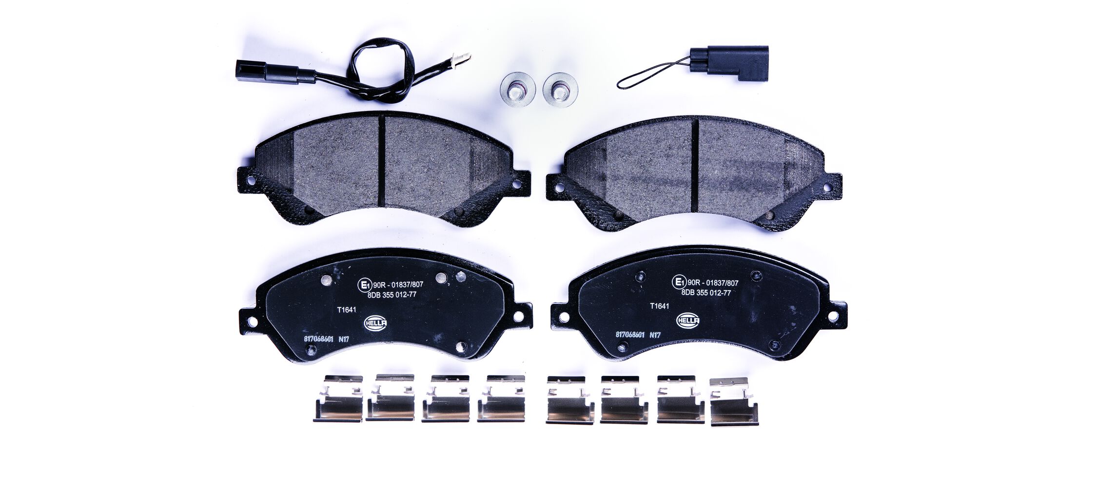Kit pastiglie freno, Freno a disco - 8DB 355 012-771 HELLA