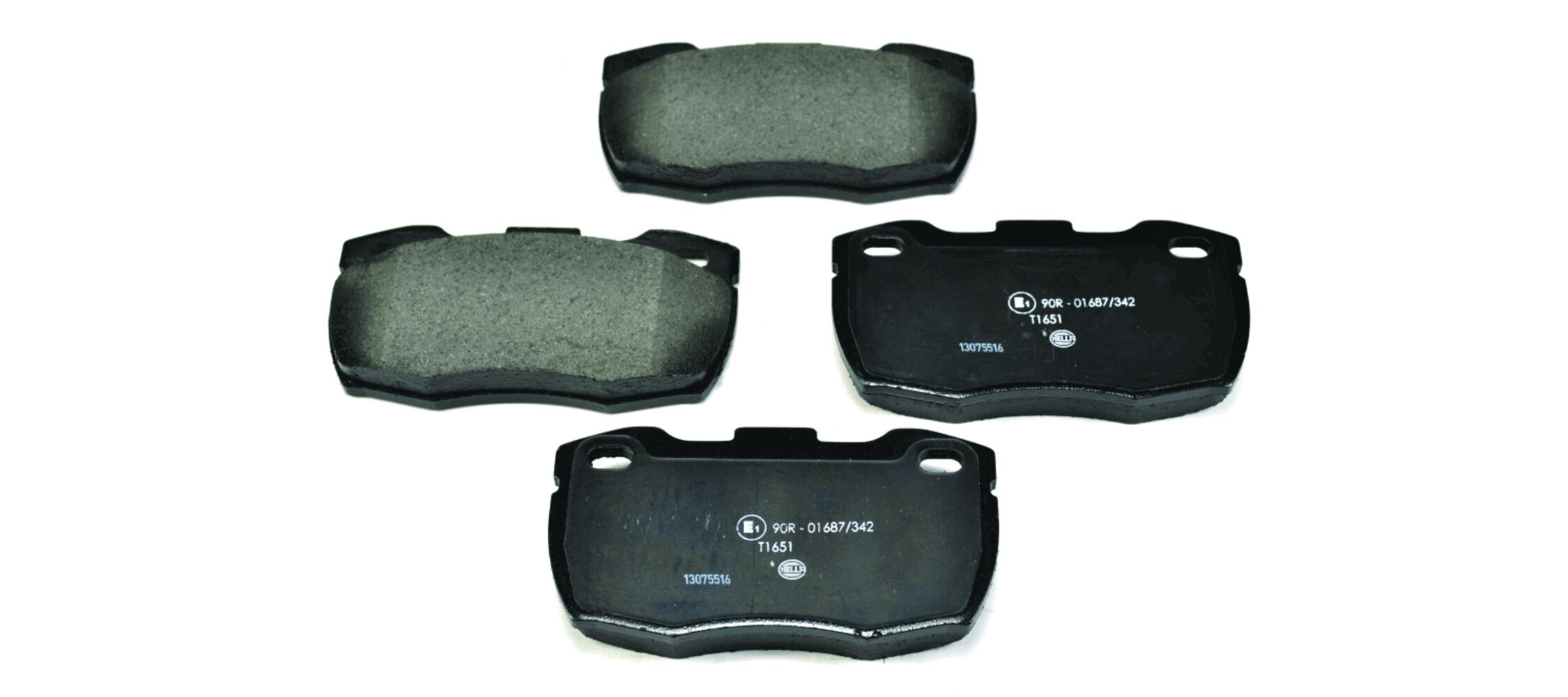 Brake Pad Set, disc brake - 8DB 355 012-871 HELLA