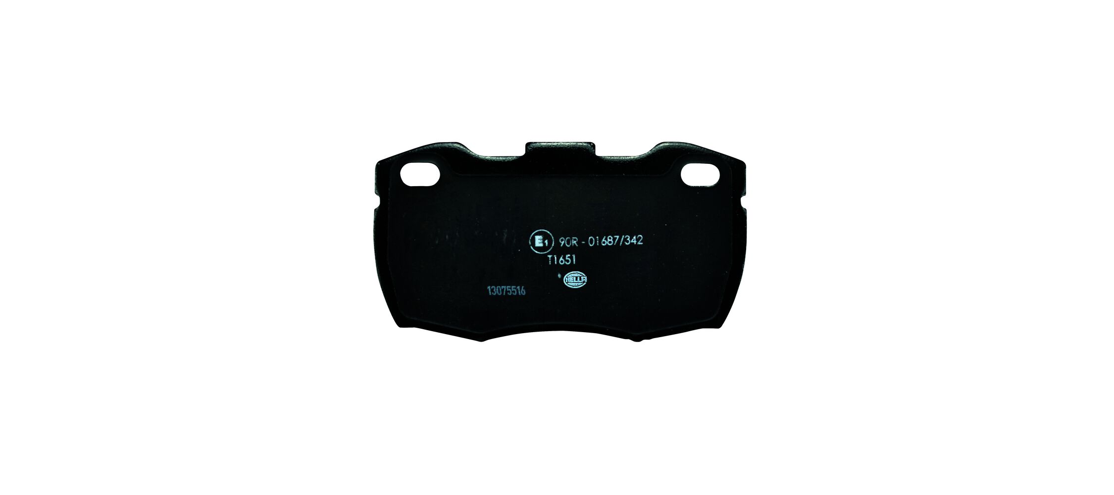 Brake Pad Set, disc brake - 8DB 355 012-871 HELLA