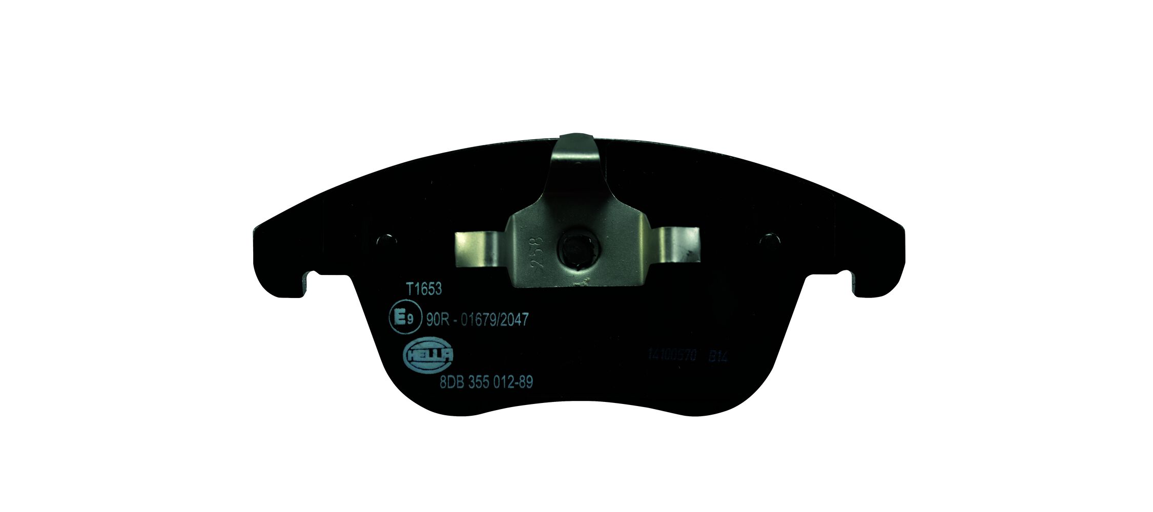 Brake Pad Set, disc brake - 8DB 355 012-891 HELLA