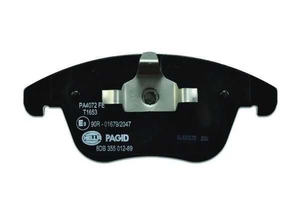 Brake Pad Set, disc brake - 8DB 355 012-891 HELLA