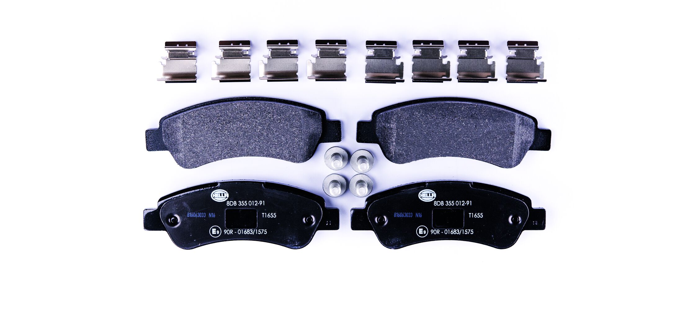 Kit pastiglie freno, Freno a disco - 8DB 355 012-911 HELLA