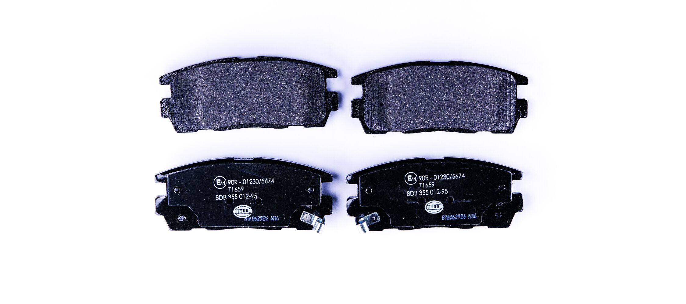 Kit pastiglie freno, Freno a disco - 8DB 355 012-951 HELLA