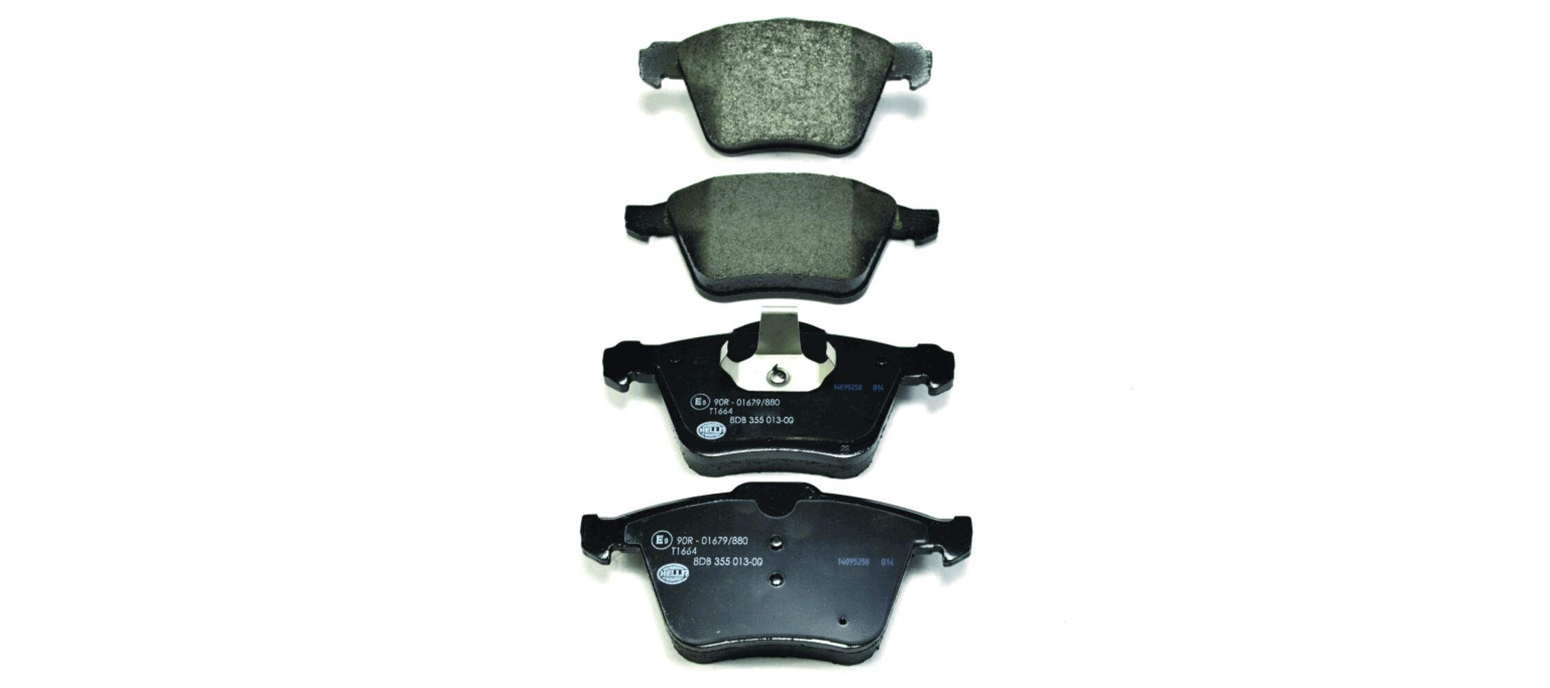 Kit pastiglie freno, Freno a disco - 8DB 355 013-001 HELLA