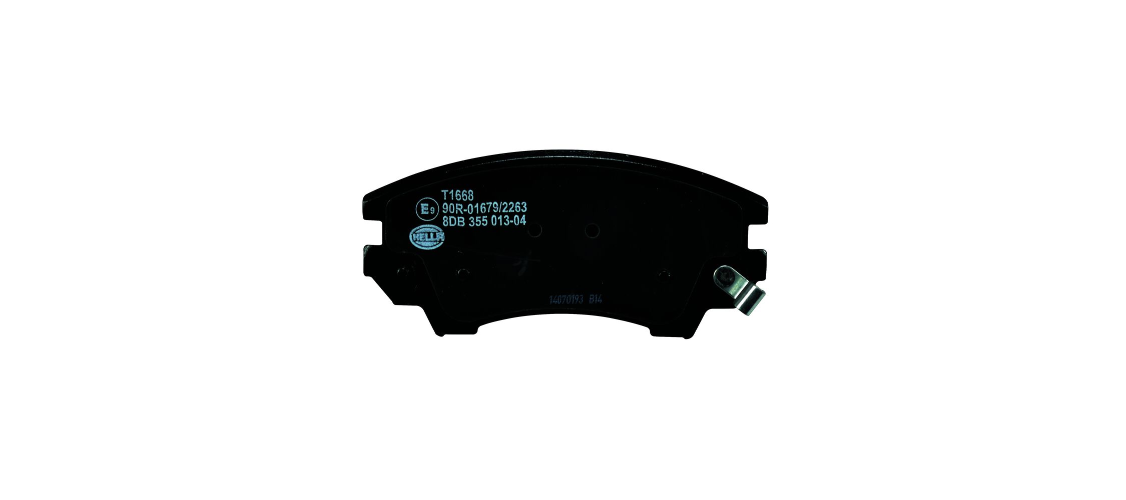 Brake Pad Set, disc brake - 8DB 355 013-041 HELLA