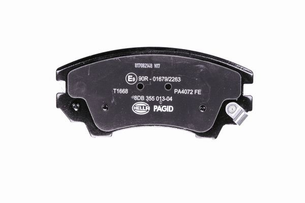 Brake Pad Set, disc brake - 8DB 355 013-041 HELLA