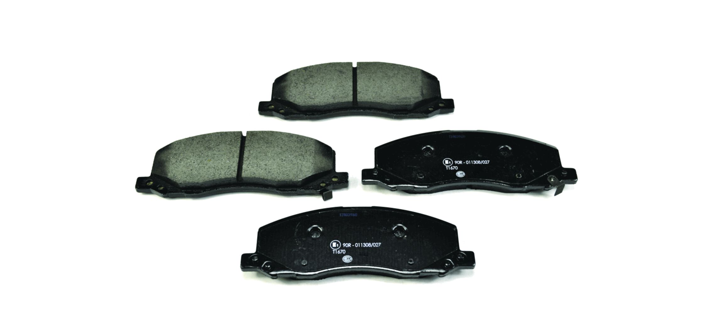 Brake Pad Set, disc brake - 8DB 355 013-061 HELLA