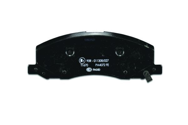 Brake Pad Set, disc brake - 8DB 355 013-061 HELLA