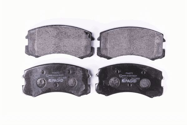 Brake Pad Set, disc brake - 8DB 355 013-071 HELLA