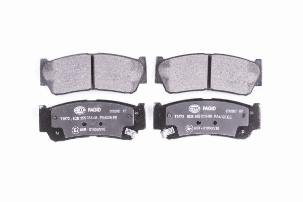 Kit pastiglie freno, Freno a disco - 8DB 355 013-081 HELLA