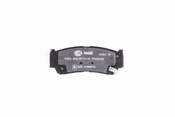 Kit pastiglie freno, Freno a disco - 8DB 355 013-081 HELLA