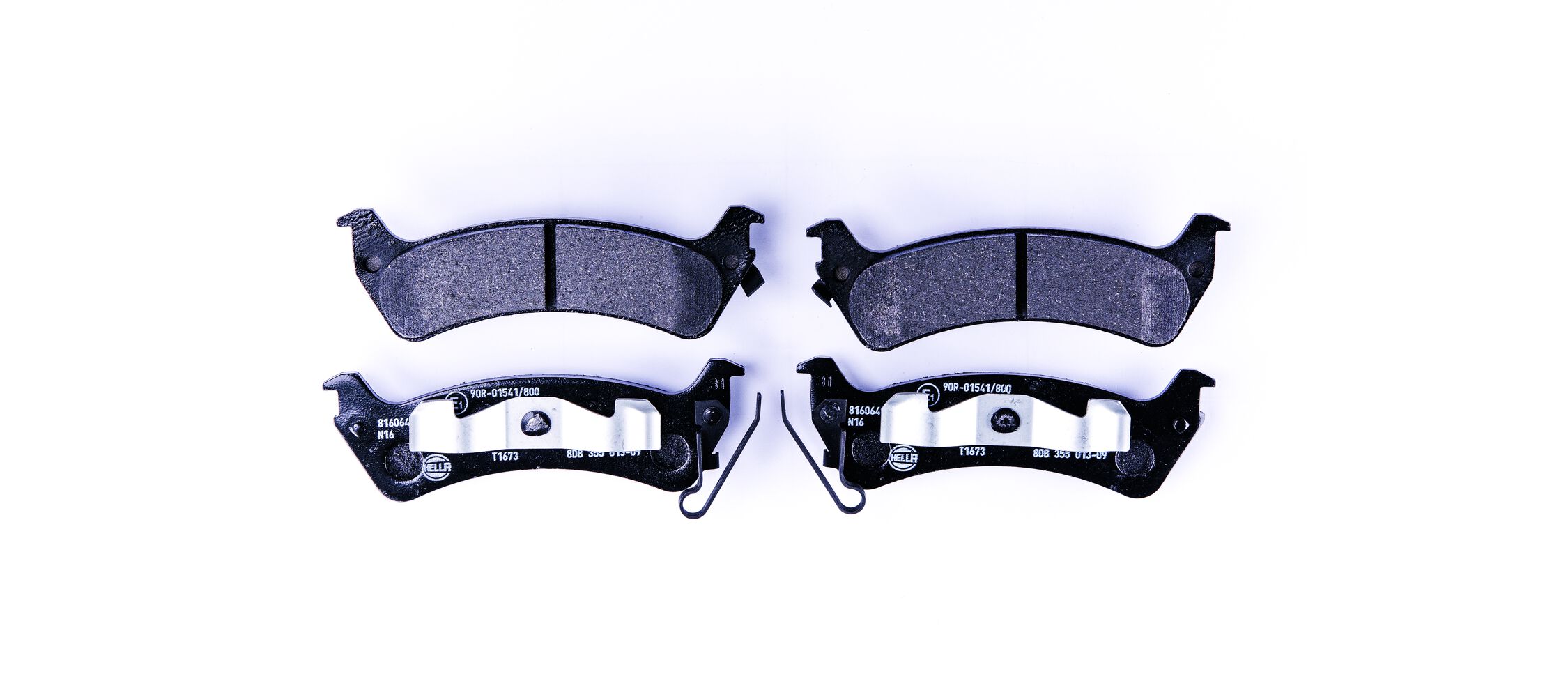 Brake Pad Set, disc brake - 8DB 355 013-091 HELLA