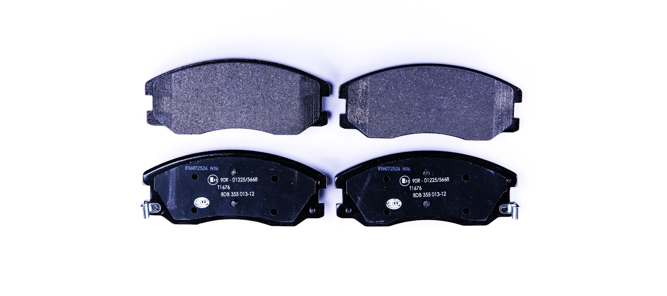 Brake Pad Set, disc brake - 8DB 355 013-121 HELLA